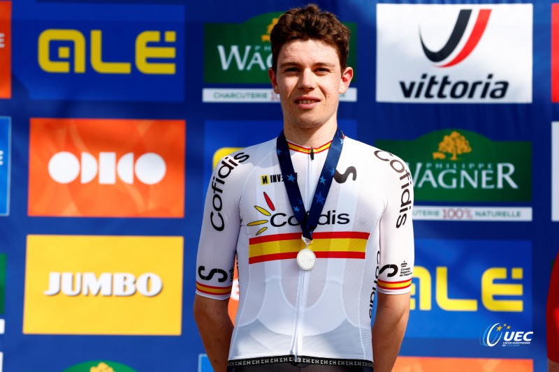 2023 UEC Road European Championships - Drenthe - Under 23 Men's Road Race - Coevorden - Col Du VAM 108 km - 22/09/2023 - Ivan Romeo (Spain) - photo Luca Bettini/SprintCyclingAgency?2023